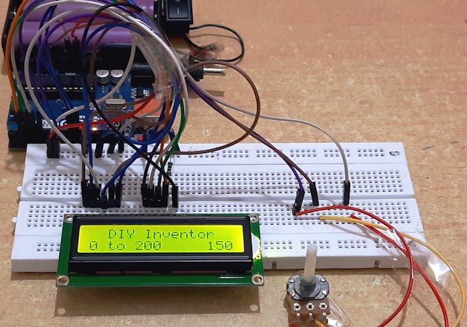 Arduino DIY Potentiometer Value Display on LCD 16x2 - Arduino Project Hub