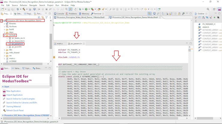 Wake Word model pasted inside Param.h
