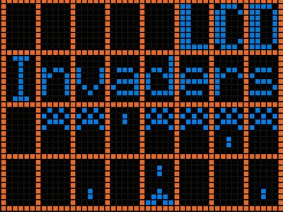Space Invaders Like Game on 1602 LCD Character Display