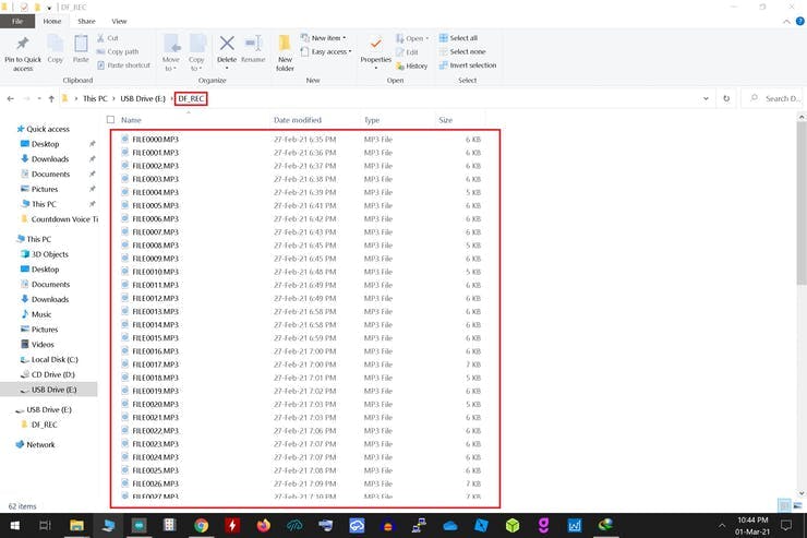 Copying MP3 files on DF Voice Module