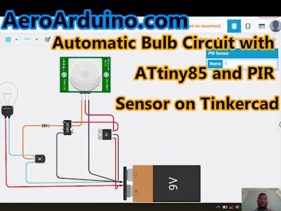 Arduino Motion Detection Activated Lamp With PIR Sensor