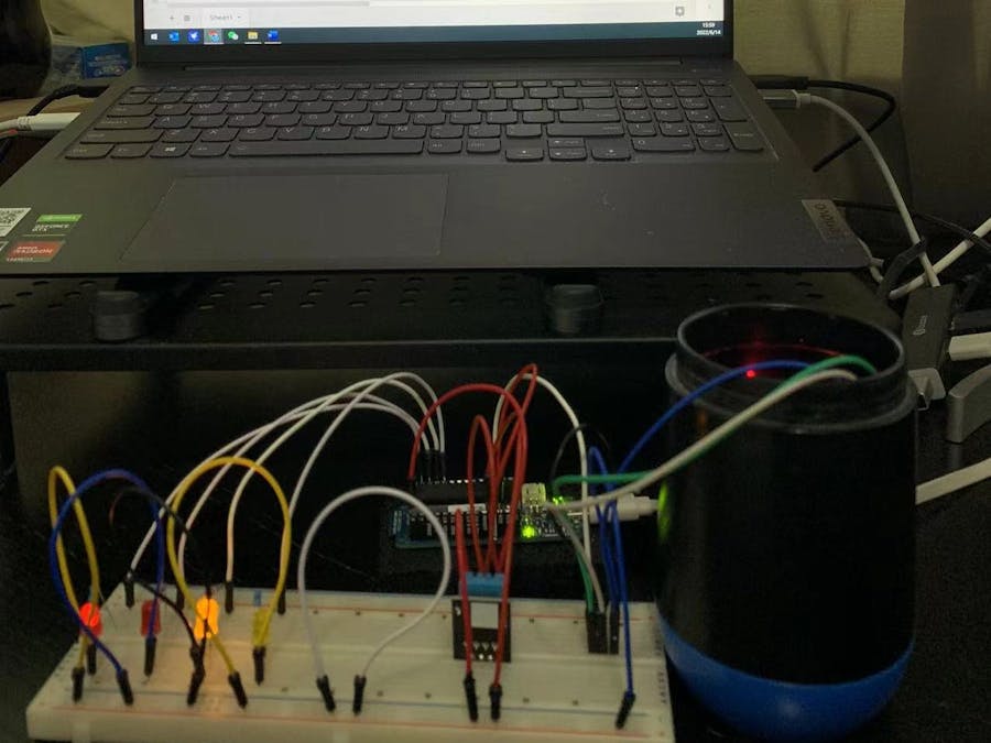 Temperature, humidity, and water level monitoring