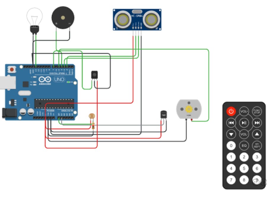 Smart house + remote control