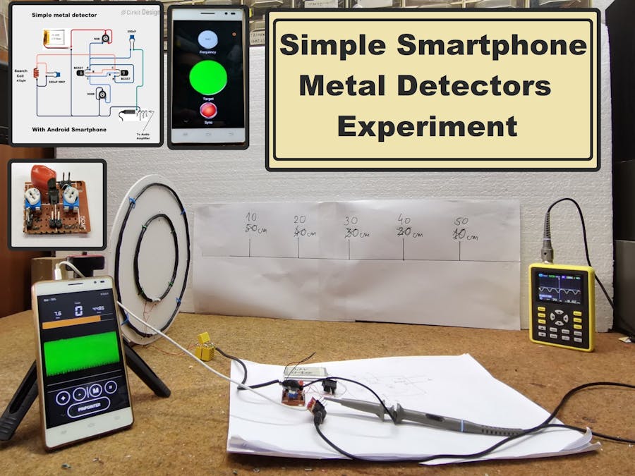 Simple Smartphone Metal Detector Experiments