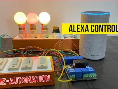 Voice & Manual Controlled Home-Automation System Using Alexa