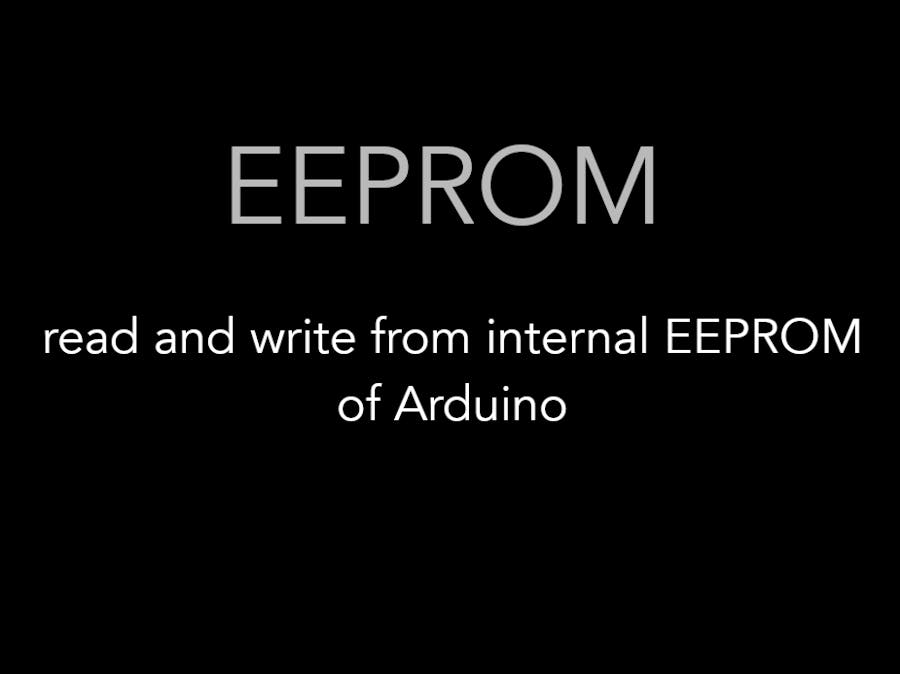 Use internal EEPROM of Arduino with check sum