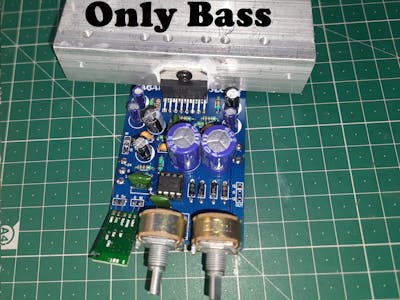 Bass Boosted Amplifier for Bass tube