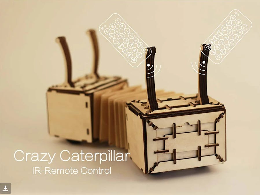 Crazy Caterpillar - Arduino Robot W/Grove Joint & Infrared S