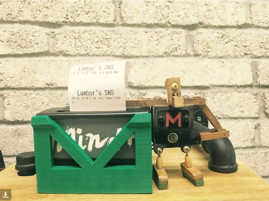 A Social Printer for Special People