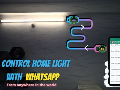 WhatsApp controlled Home automation