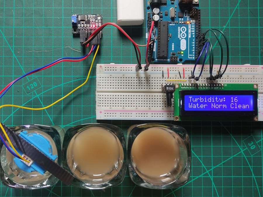 Determine Water Quality using Arduino and Turbidity Sensor