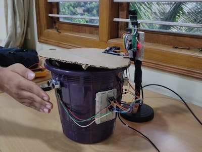 Smart Dustbin using WIZnet EVB-Pico and TinyML