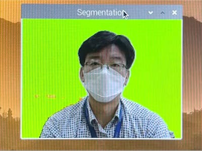 Zoom-like Virtual Background using ArduCam + W5100S-EVB-Pico