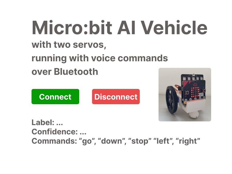 Micro:bit AI vehicle