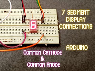 How to connect 7 segment display