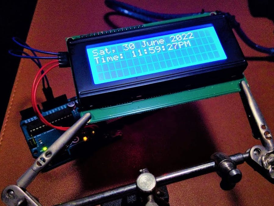 tolerance Blaze regnskyl Arduino 'Clock' with LCD (20x4) I2C - Hackster.io