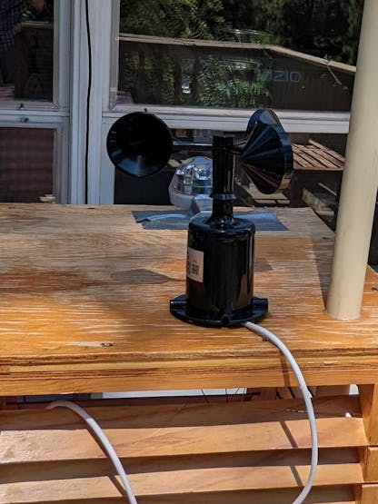 Connected wind sensor