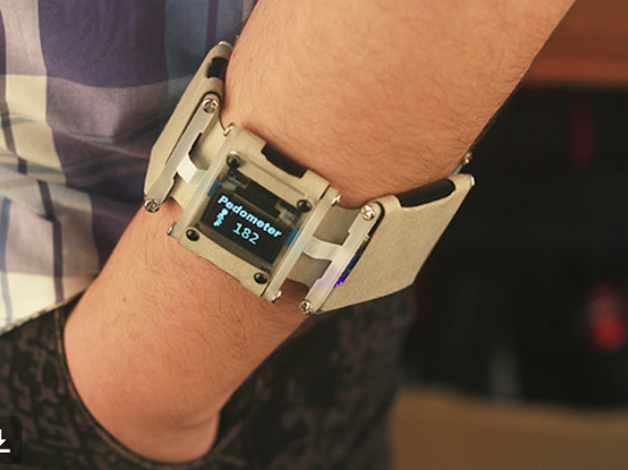 DIY a Pedometer Bracelet by Intel Edison And..... Paper