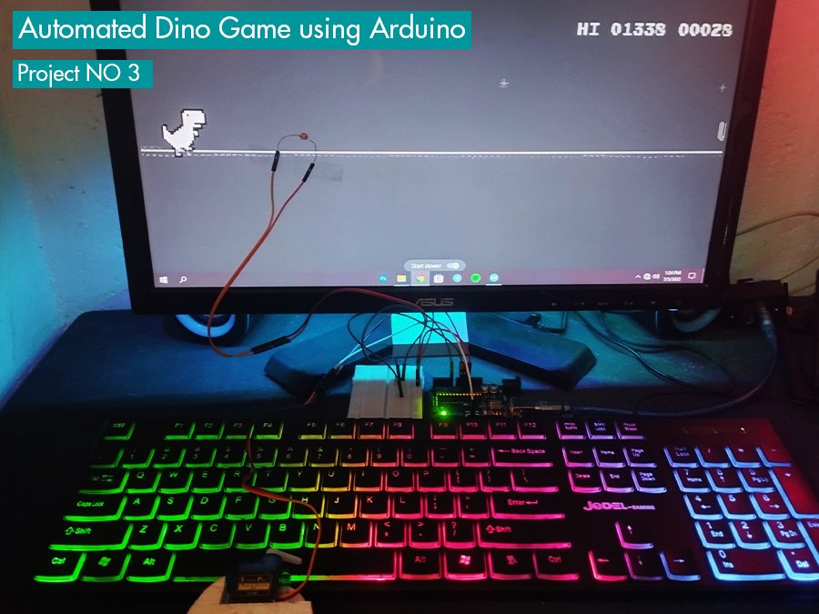 Automated Dino Game Using Arduino - Hackster.io