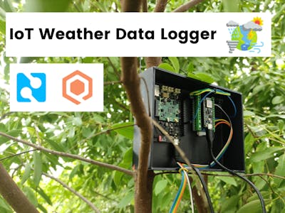 IoT Weather Data Logger Using Blues Wireless& Qubitro banner