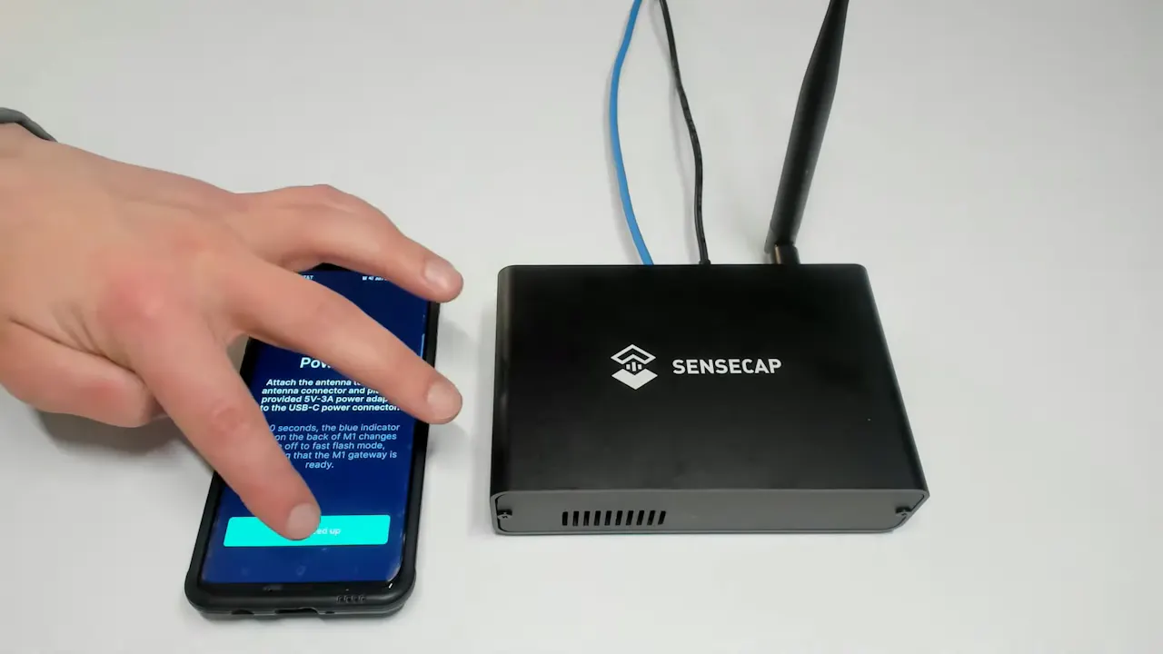 How to set up a SenseCAP M1 LoRaWAN Helium Gateway - Hackster.io