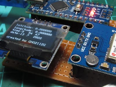 Display GPS NEO 6M Data to OLED