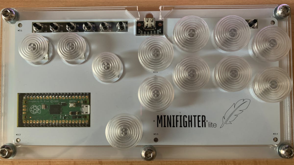 CocoaFudge's MiniFighter Lite Is a Compact Open Source All-Button Raspberry  Pi Pico Fight Controller - Hackster.io