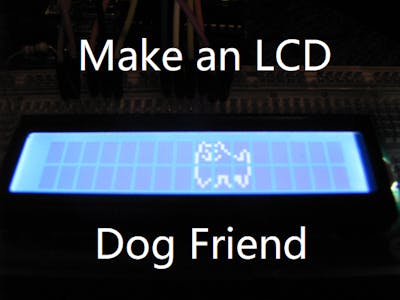 An LCD Dog friend! 🐶