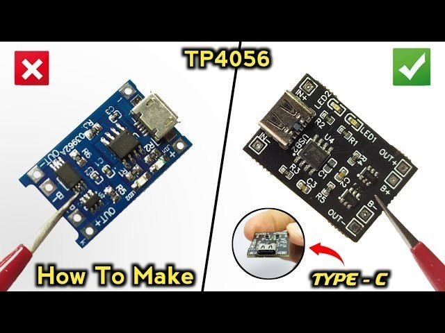DIY TP4056 Charging Module