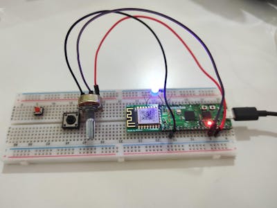 Controlling LED remotely from AWS using WizFi360-EVB_Pico