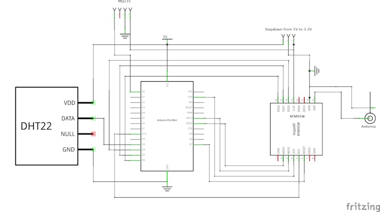 Arduino Pro Mini LoRa Node