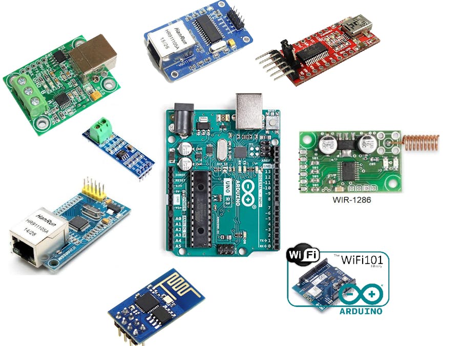 Interfacing various communication devices with Arduino
