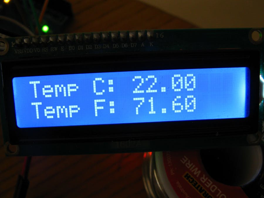 Arduino Temperature Display V1