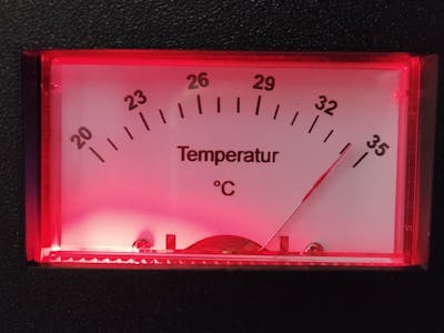 it's getting hotter - use the arduino thermometer