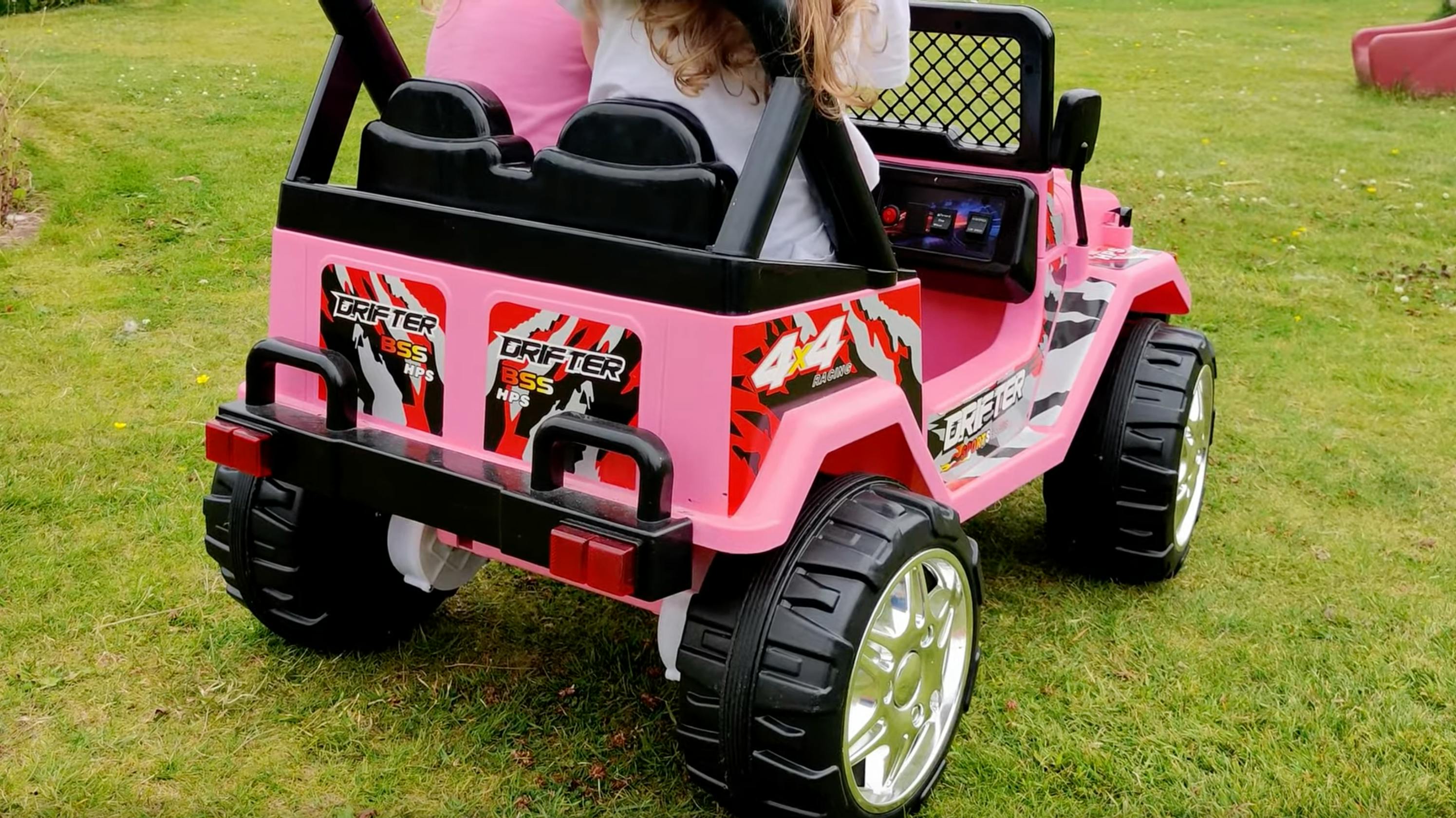 Power wheels discount pink barbie jeep