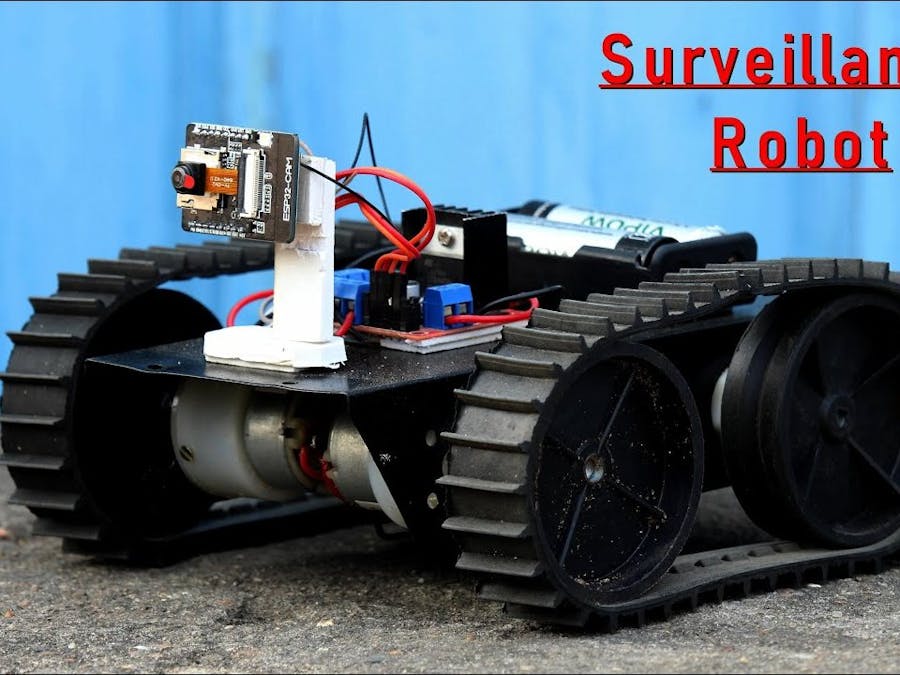 How to Make DIY ESP32 Cam Surveillance Robot