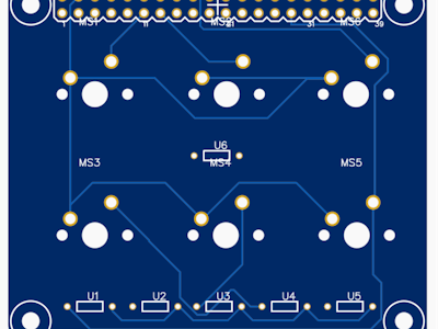 Raspberry Pi 3B+ mechanic switches shield