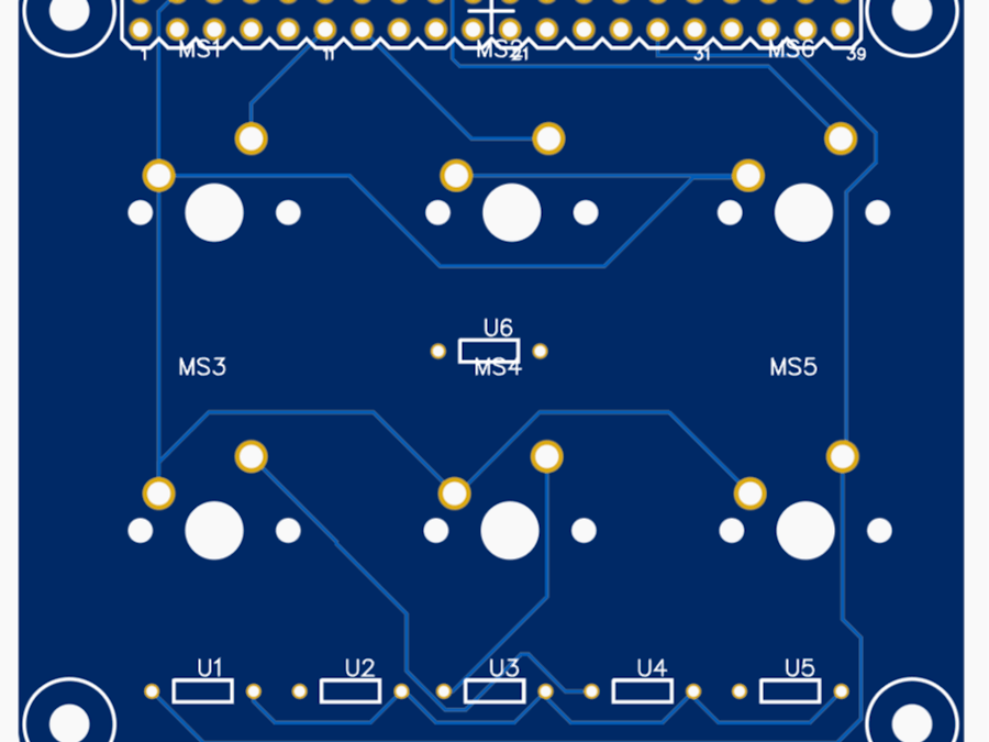 Raspberry Pi 3B+ mechanic switches shield
