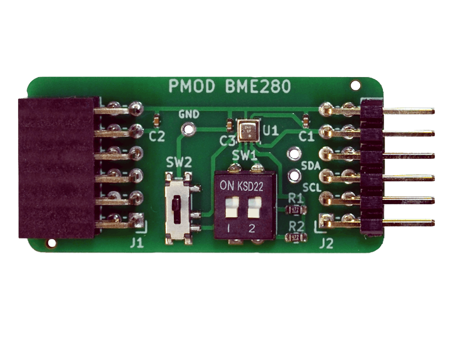 PMOD module for Bosch BME280 sensor