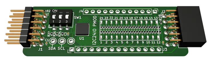 PMOD module for TCA6424A IO Expander - Hackster.io