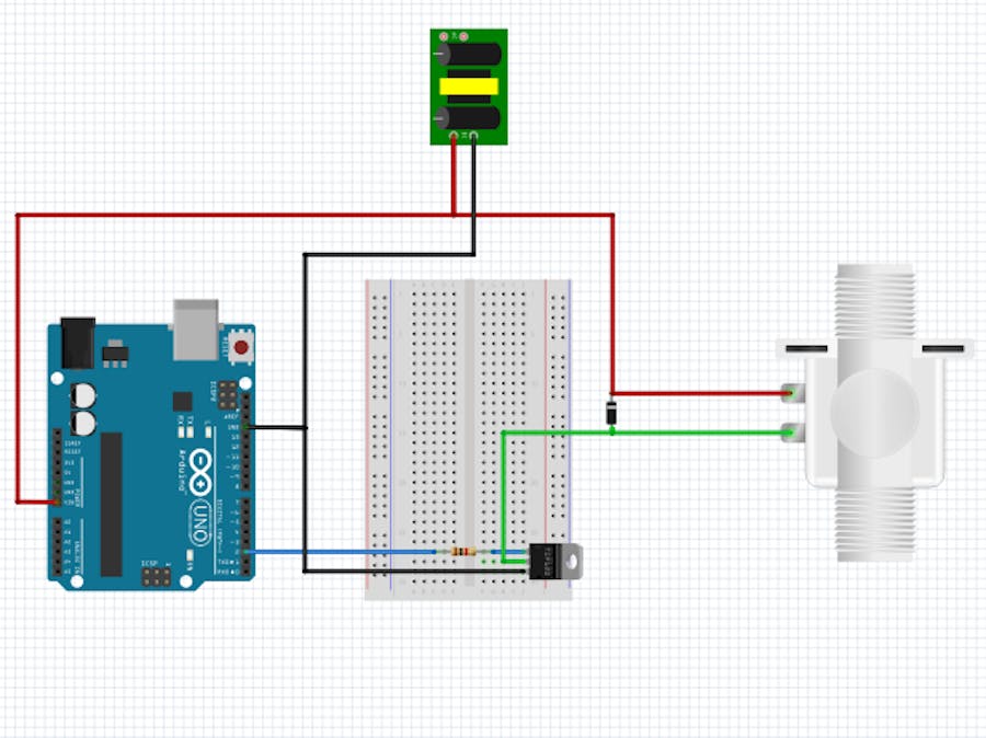 Controlling Water Solenoid Valve Using Arduino