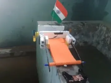 River Cleaning Boat