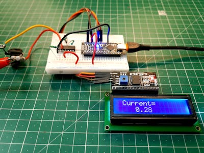DIY Current meter using Arduino
