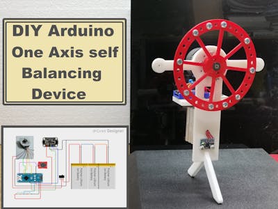 DIY Aduino One Axis Self Balancing Device