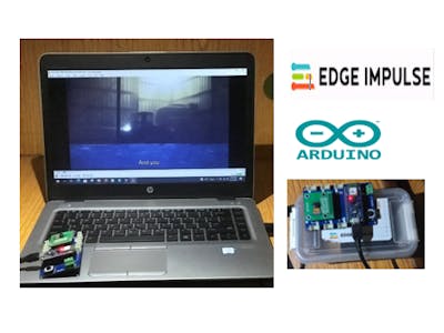 Control Laptop using keyword spotting using Edge Impulse