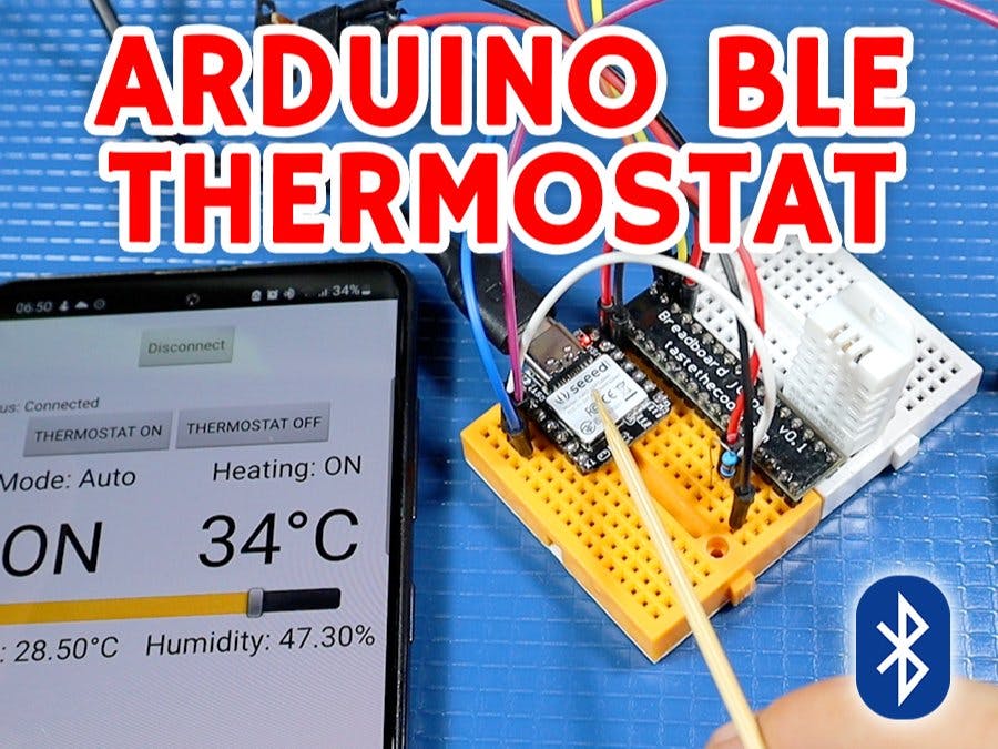 Prototype a Temperature and Humidity Sensor with Bluetooth Module