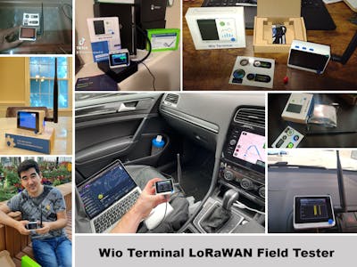 Seeed Studio Community Set-ups of WioLoRaWANFieldTester