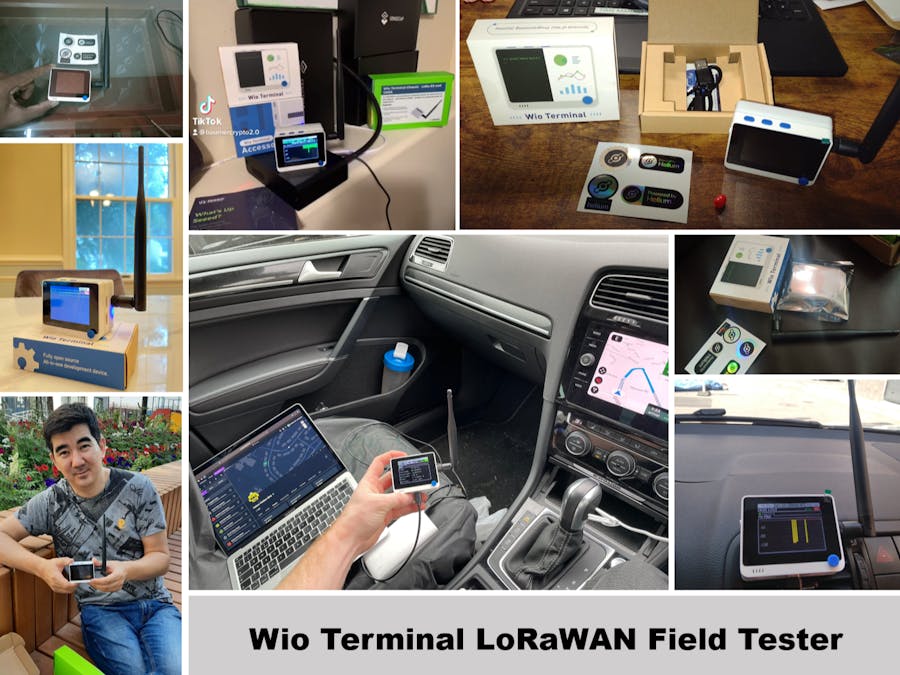 Seeed Studio Community Set-ups of WioLoRaWANFieldTester