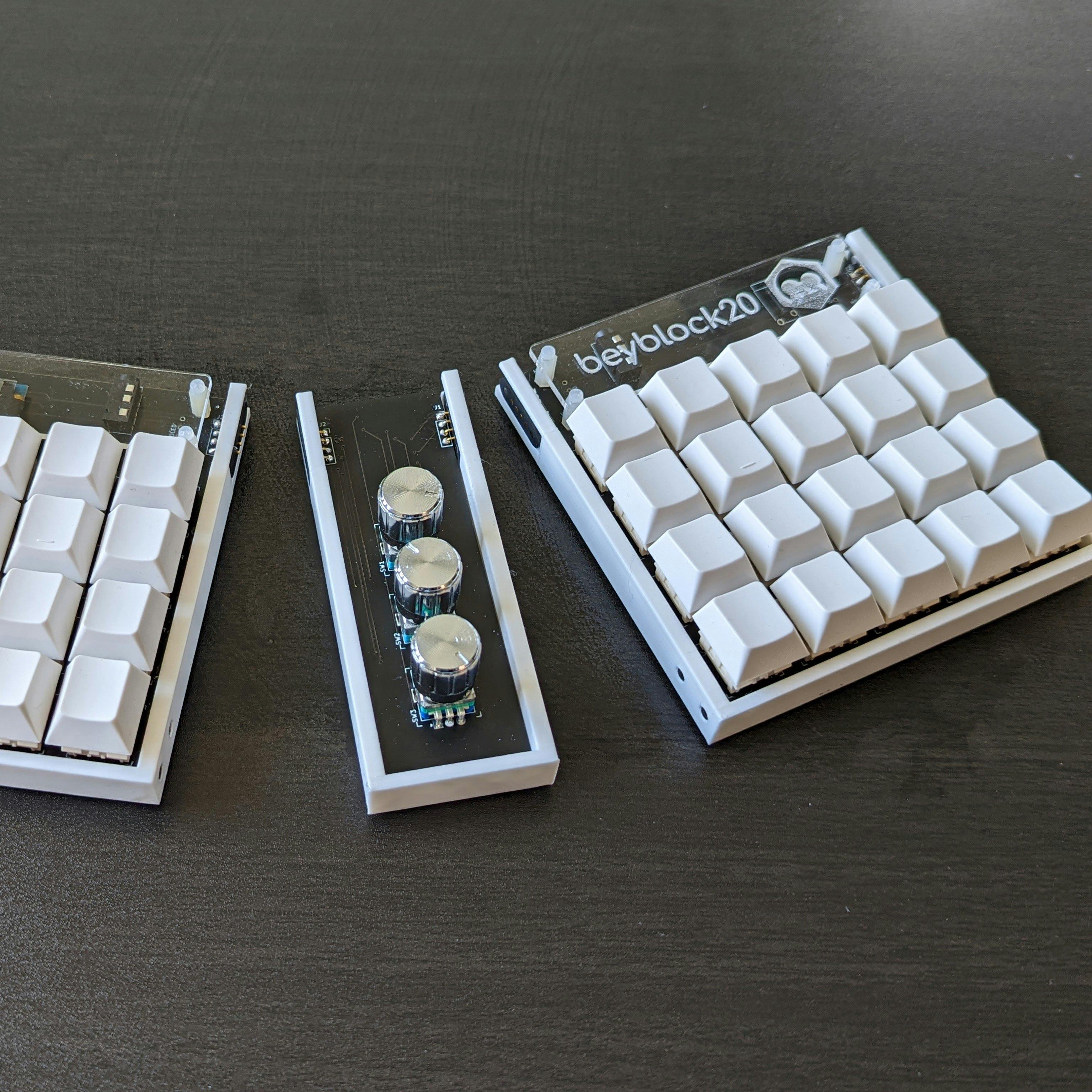 Beyblock20 Is a Modular, Magnetic Keyboard System Based on the