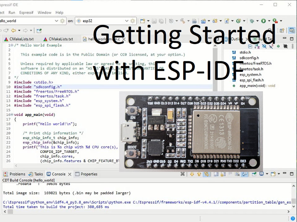 Programming With ESP-IDF Using Espressif IDE - Hackster.io